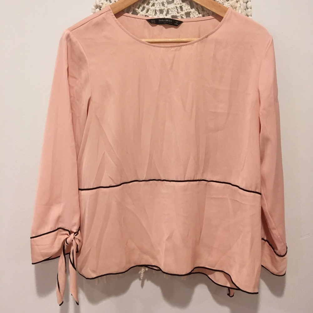 Zara’s peachy blouse